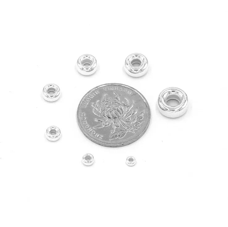 Wholesale Factory Solid Silver Parts Silver Component 925 Sterling Silver Bubble Beads