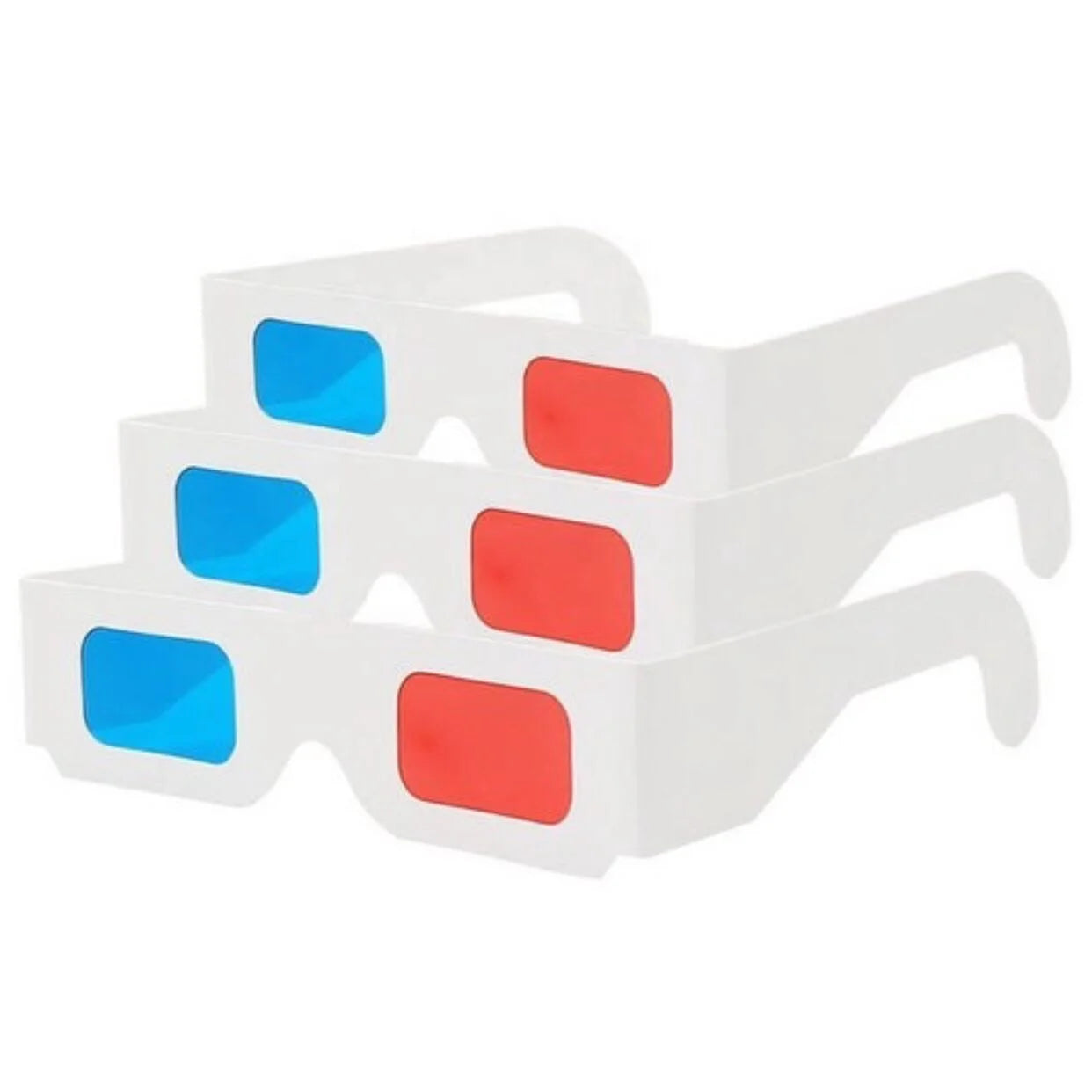 Custom Disposable Cardboard 3D Paper Glasses Cheap Cinema Red & Cyan VR Hardware