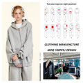 Clothing Manufacturers Custom Oversize Heavyweight Printed Embroidered Sweatshirt Washed Zip up Street Wear Hoodies