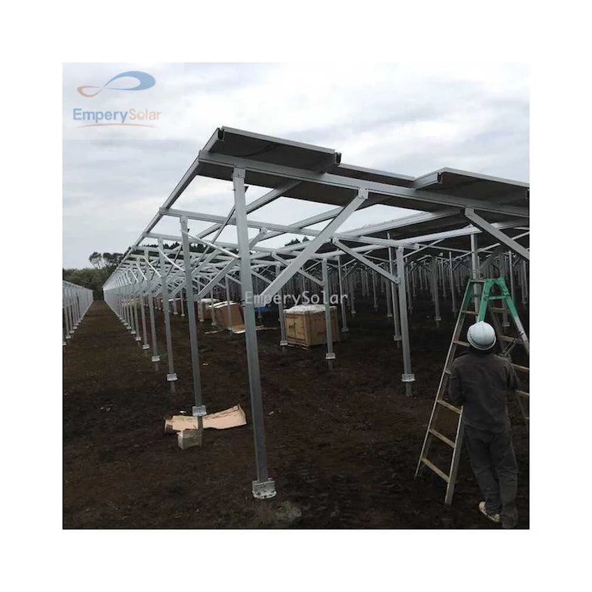 500kw Light Bracket Power  Smart Solar Farm Solar System for Farm