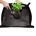 Black Unfold Size 66x 66 Waterproof Garden Plant Repotting Mat Succulents Potting Pruner Tarp