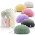 In Stock Natural Organic Konjac Sponge Set Skin Care Face Sponge for All Skin Hypoallergenic Cleansing