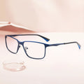 Factory Custom Ultra-light Metal Sports Eyewear Prescription Eyeglass Frames for Men Optical Myopia Sport Glasses Oculos
