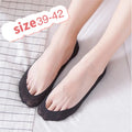 Wholesale Summer Ice Silk Hidden Socks Ladies Thin Non-slip Invisible No Show Socks for Women