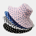 Landfond Korean Style High End Fisherman Hat Wide Brim Tie Dyed Japanese Fresh Vacation Beach Hat Casual Summer