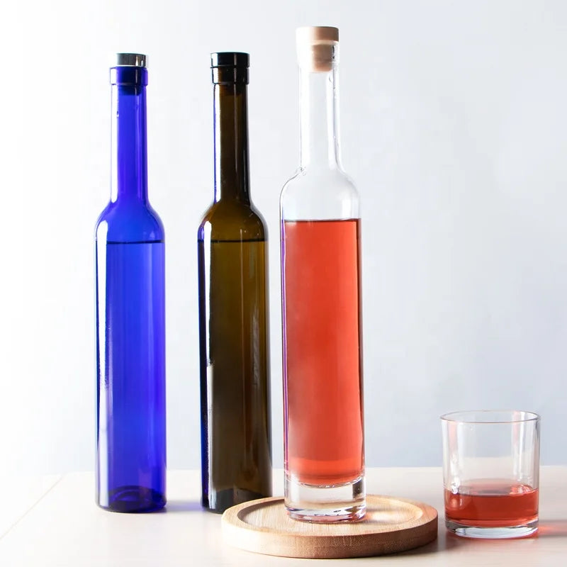 Vodka Round Empty Cork Lid 750ml Glass Wine Bottles Wholesale