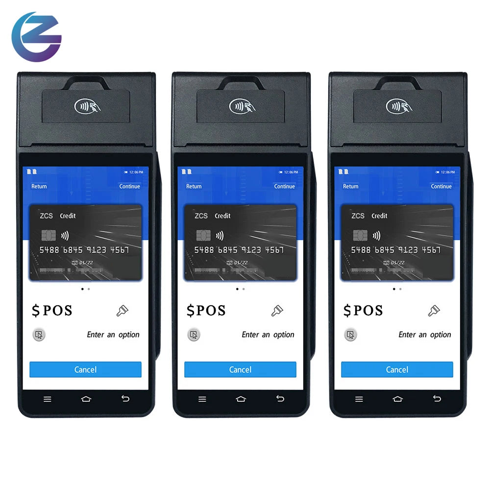 Z90 Android 12.0 Touch Screen Bus Ticketing All in One Pos IC Credit Magnetic Smart POS Edc Payment System MegaBDM