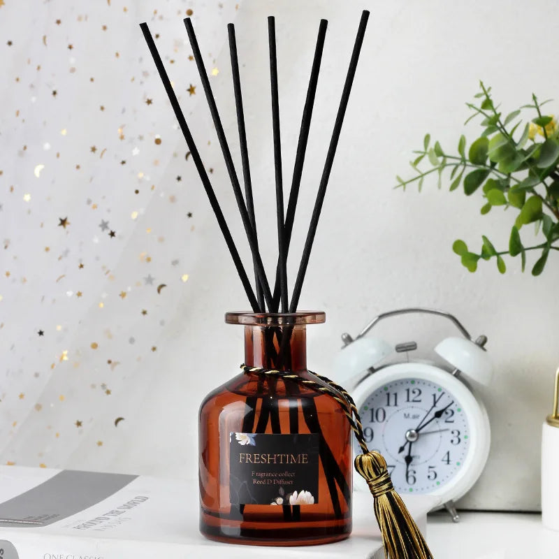 Luxury Reed Diffuser Scent Glass Bottle No Fire Scented Candle Set Decoration Pink White Dark Decor Style Exceed Pcs Color High