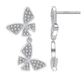 925 Sterling Silver Butterfly Luxury Statement Earrings Silver 925 Earring for Women Fine Jewlery Wholesale