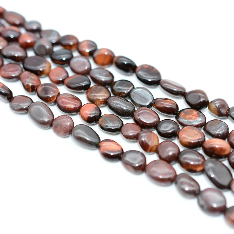 Wholesale Natural Red Tiger Eye Stone Beads 6*8/8*10mm Loose Gemstones for DIY Jewelry