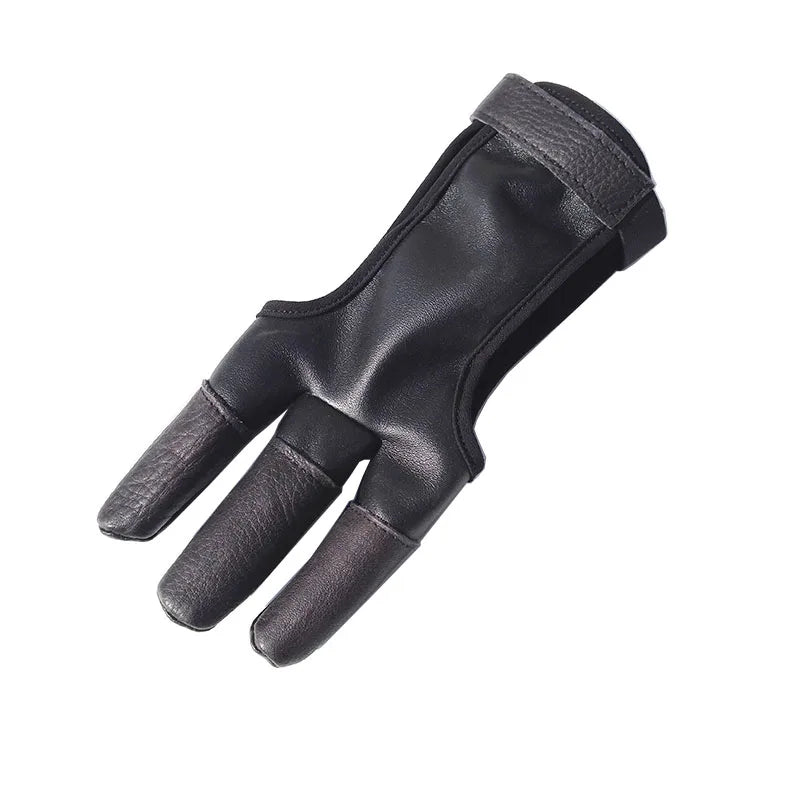 Archery Glove Finger Tab Accessories Three Finger Guard Leather Gloves for Recurve Compound Bow