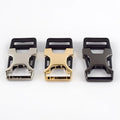 Meetee BF628 25mm Semi Alloy Release Buckle Luggage Hardware Accessories Dog Quick Hooks Pet Collar Plastic Side Release Buckle