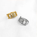 Trendy Fine Jewelry Stainless Steel Single Number 11 Ring Diamond 18K Gold Plated Vintage Non-Tarnish Free Angel Number Ring