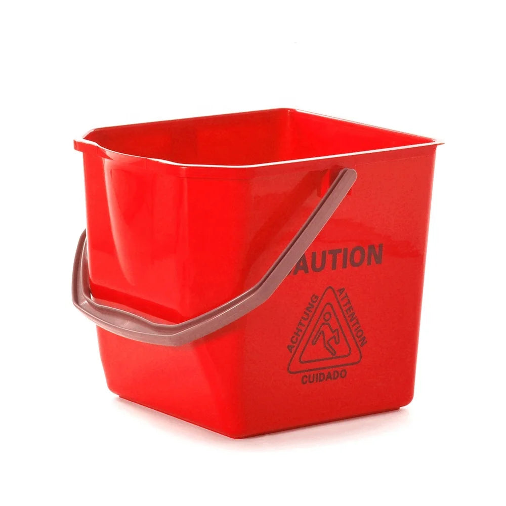O-Cleaning Indoor18L Plastic Square Sanitizing Bucket Cleaning PailPortable Outdoor Water Bucket for Car Wash/Fishing/Gardening