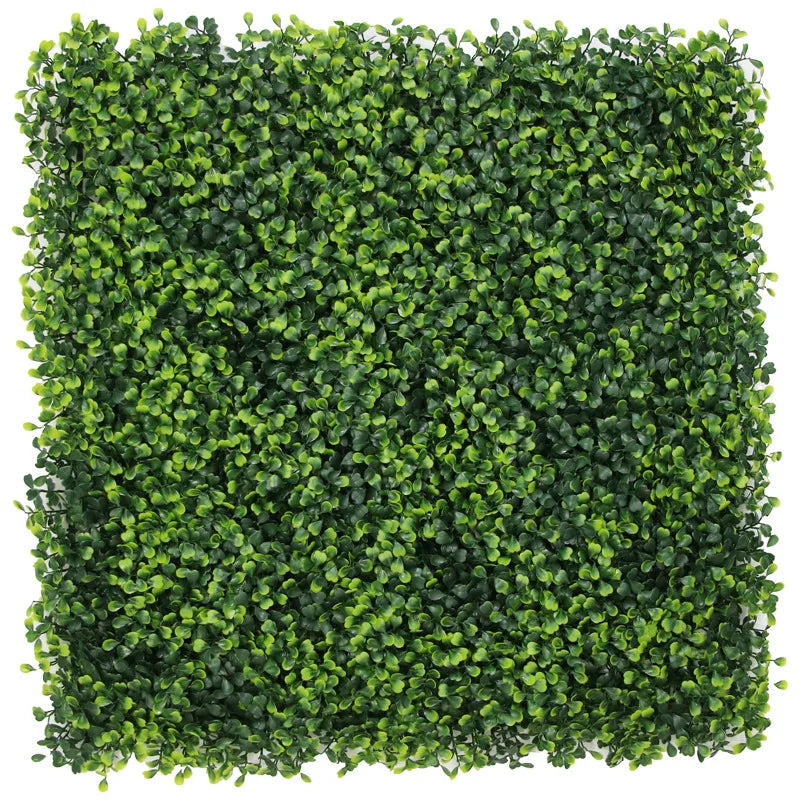 D-GW001 Artificial Boxwood Panels Faux Hedge Panel Artificial Plastic Grass Wall  for Indoor Outdoor Greenery Backdrop Decor