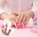 Cheap Wholesale DIY Manicure Art 100% Recycle Plastic Reusable Finger Nail Gel Remover Clips Clamp