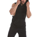 Summer 120g Thin Sports Jogger Men's Gym Wear Sleeveless Hoodies Men's Tank Top