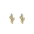 18K Gold Plated Ins Ear Bone Ring Small Classic Style Female Charm Earrings for Party or Gift