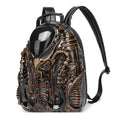 Trendy Robot Cobra Special Shaped Bags Women and Men Large Capacity Computer Backpack Personalized 3D Skull Head Backpack