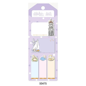 Nekoni Sticky Notes Memo Pad Hot Sale Animal for Notebook Stationery School Office Self-Stick Note Pads Memo Notes