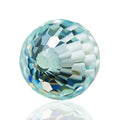 SICGEM Custom Blue 5mm Round Faceted Loose Moissanite Beads 5Mm Rough Diamond Beads