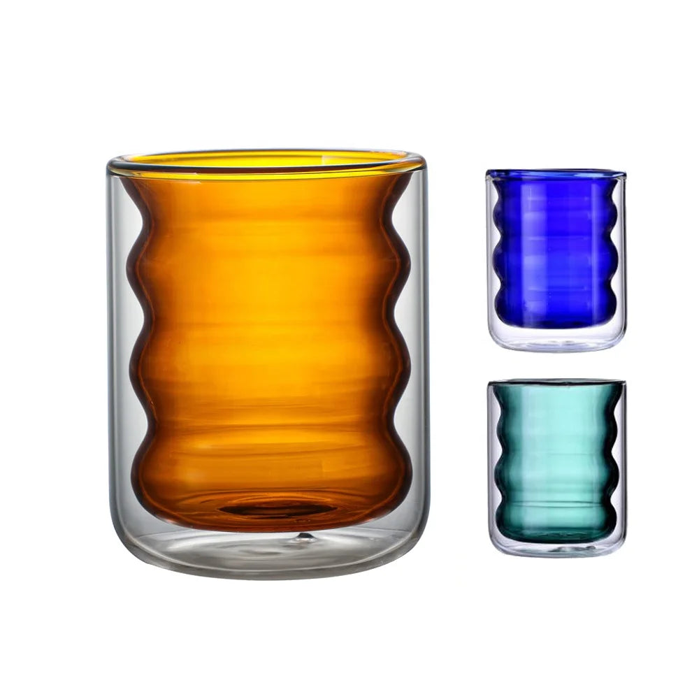 Party Wedding Decoration Transparent Glassware Modern Handmade Mouth Blown Eco-Friendly Reusable Drinking Glass Cup