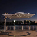 High Sales Solar Panel on Beach Sun Umbrella for Pool Roman Umbrellas for the Rain Waterproof Patio Custom Umbrella No Moq