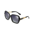 New Style Custom Logo Ladies Polarized Sunglasses Blue Gold Metal TAC Lens Diamond Polygonal Design Fashionable 2026