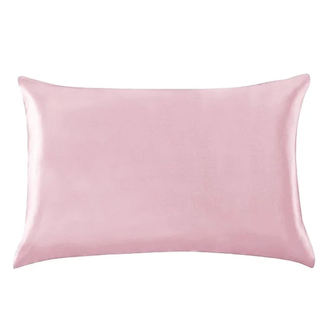 100% Nature Mulberry Silk Pillowcase Zipper Pillowcases Pillow Case for Healthy Standard Queen King Multicolor