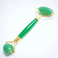 HZ Upgraded Natural Green Aventurine Jade Roller Facial Roller + Butterfly Gua Sha Set Crystal Crafts