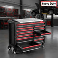 GATmatic Heavy Duty Aluminum Tool Cabinet 7-Drawer Rolling Workshop Storage Chest Anti-Shock System Industrial Garage OEM/ODM
