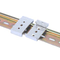 Aluminum Alloy 25 Wide Vertical 3-Hole Snap Hook Guide Rail Fixing Clip 35MM C45 Buckle
