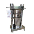 Small 10-15kg/Hour Cocoa Butter & Soybean/Walnut Oil Press Machine Hydraulic Cold & Hot Pressing Stainless Steel Semi-Automatic