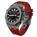 Casiaok Ga-2100 Modification Farmington Oak Accessories GA 2100 Silicone Strap Steel Metal Case Set G Watch Shock GA2100 Band
