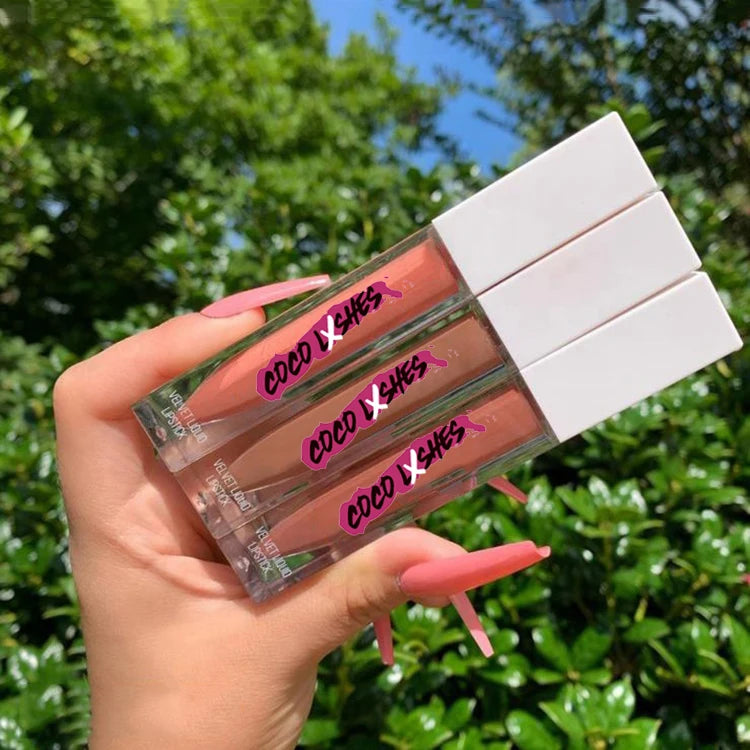 7ml Custom logo Plastic Tube Custom Empty Lipgloss Tubes Private Label Square Lip Gloss Tubes