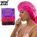 Extra Long Plastic Hair Processing Cap with Drawstring Adjustable Deep Conditioning Heat Cap for Braids Locs Hair Steaming Cap