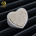 28 Styles Collection Luxury Silver Jewelry VVS Moissanite Finger Ring Real Gold Plated Hip Hop Iced Out Rings Men Diamond Ring