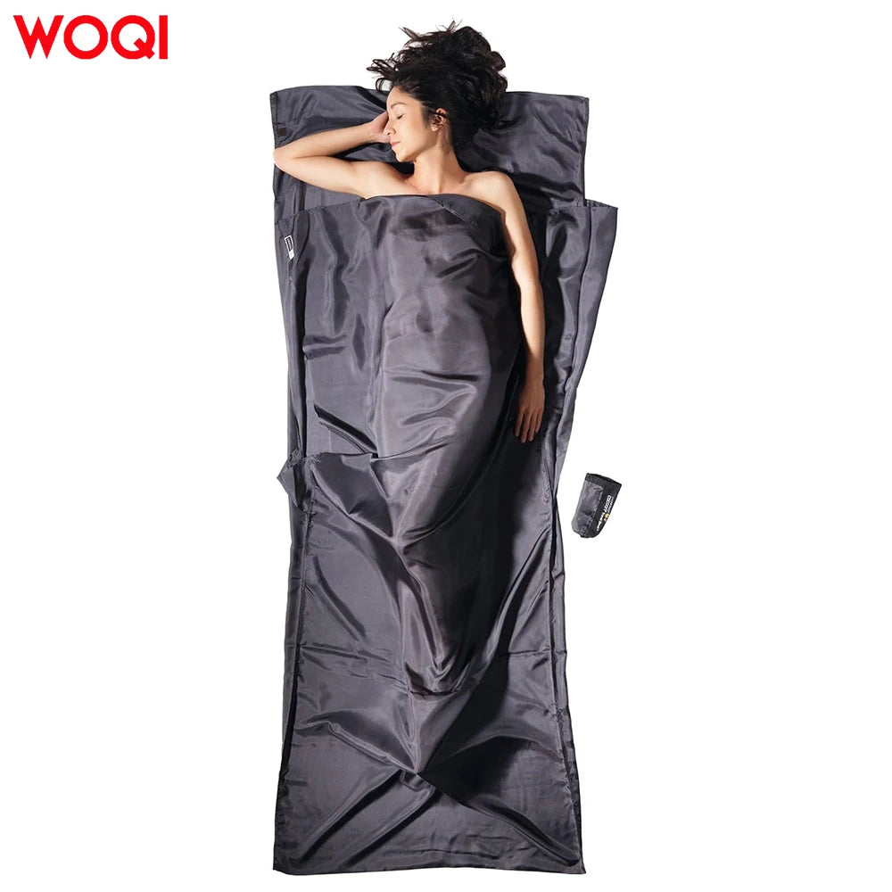 WOQI Cotton Camping Sleeping Bag Liner Sports Sleeping Bag Line Perfect for Travel  Camping