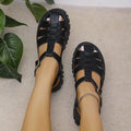 For Busy Girl YR4111 2023 Summer Women's Designer Roman Sandals Anti-Slip Breathable Platform Heels for Ladies