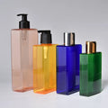 350ML PETG Plastic Cosmetic Bottle Pump Cap for Body Wash and Shampoo Lotion Packaging Bottle
