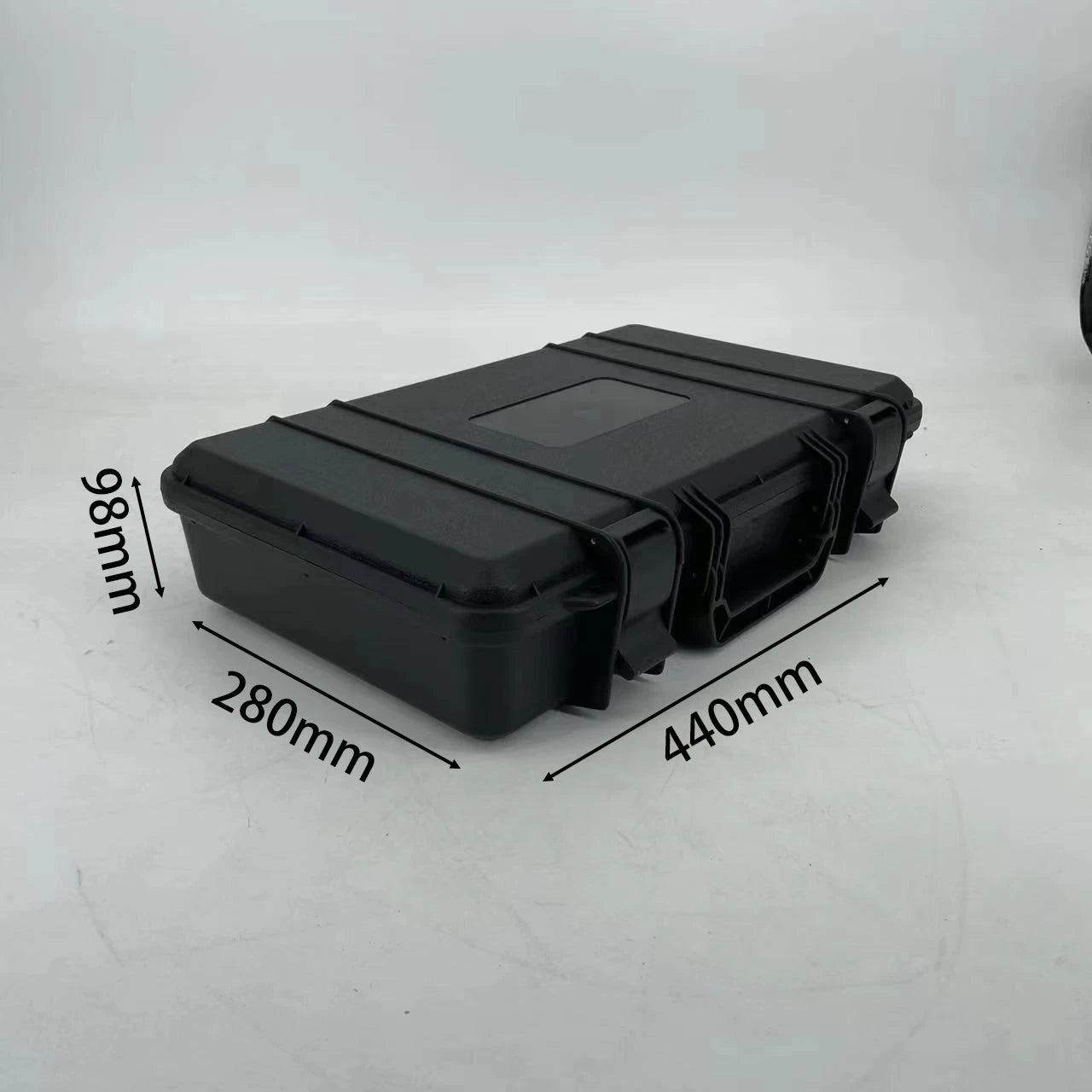 DPC079-1 Black Hard Plastic Emergency Survival Kit case Impact Resistant Safety Waterproof Tool Case with Pre-cut Foam