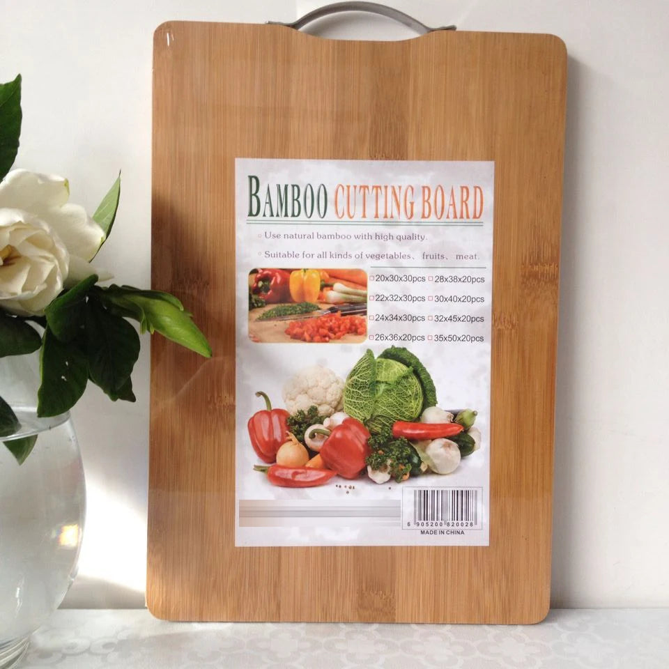 Kitchen Chopping Board Wooden Vegetable Fruits Outdoor Camping Food Cutting Board Bamboo Rectangle Meats Cutting Board