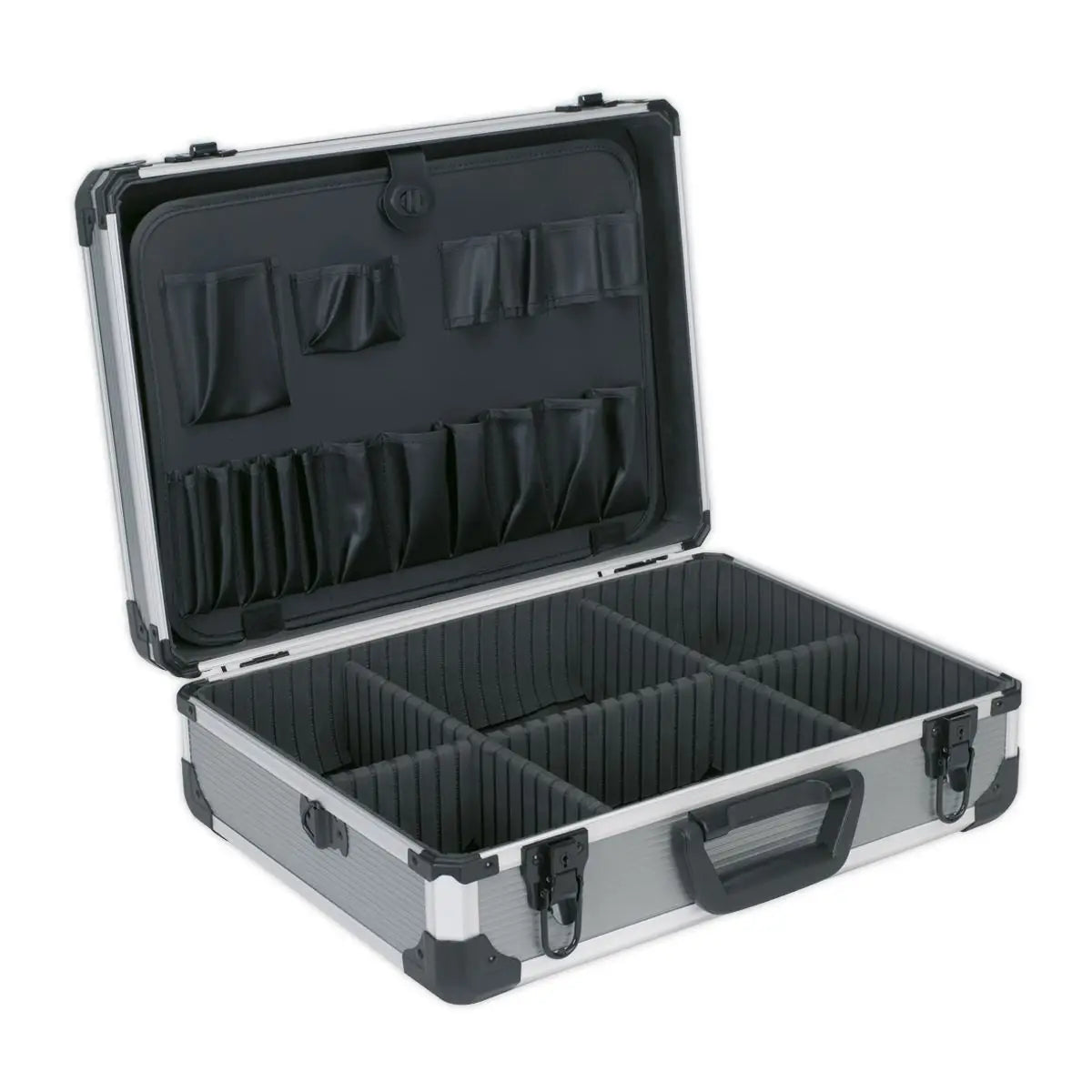 Aluminum Alloy Case Toolbox Portable Tool Case Travel Luggage Organizer Outdoor Travel Flight Case