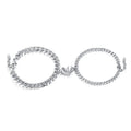Nordic Couple Bracelet Jewelry Stainless Magnet Heart Pendant Bracelet