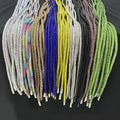 S528 Round Crystal Drawstring Luxury Diamond Cord Rhinestone Hoodies String for Hoodies Pants Belt DIY