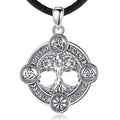 Fine Jewelry Popular Men's Pendant Necklace Original Design Viking Tree of Life 925 Sterling Silver Necklaces for Man