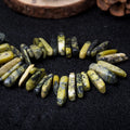 Crafts HUIYING China manufacturer Long gravel tumbled stone wand stones jewelry