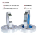 High Temperature Heat Resistant Fireproof Single or Double Side Conductive Adhesive Silver Metal Duct HAVC Aluminum Foil Tape
