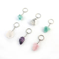Natural Precious Gemstone Bear Shape Key Chain Pendant for Wedding Gifts for Guests