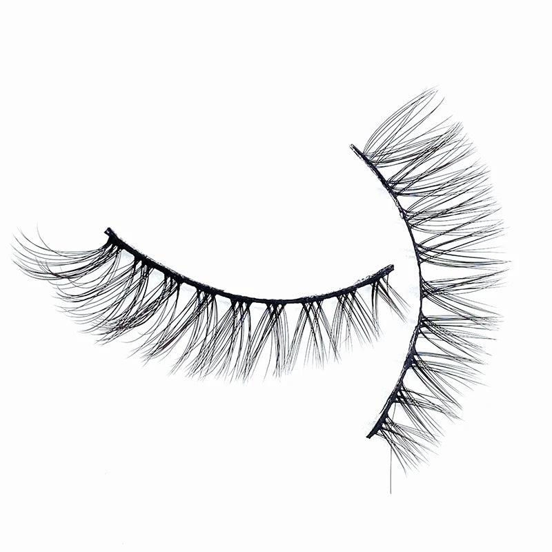 Wispy Eye Lashes Private Label Lashes Wholesale Handmade Natural 3D Silk Lashes
